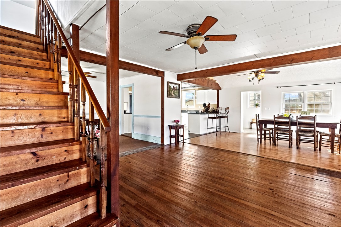 Step back in time with this remarkable 1889 historic home, rich in character and heritage. Once owned by Mr. Ward Hill, this unique property tells a story at every turn — Well maintained through the years, this residence blends historic charm with comfortable living while preserving its timeless appeal. While the home could benefit from a little love and cosmetic updating, it offers an incredible opportunity to personalize a true piece of local history. The property also includes a cozy detached in-law apartment, perfect for guests, multi-generational living, or rental income, plus 2 brand-new mini-split systems. Located just 30 minutes from Branson, Missouri, and Table Rock Lake, this one-of-a-kind property offers peaceful small-town living with easy access to entertainment, dining, and outdoor recreation. Rare opportunities like this do not come often — schedule your private showing today!