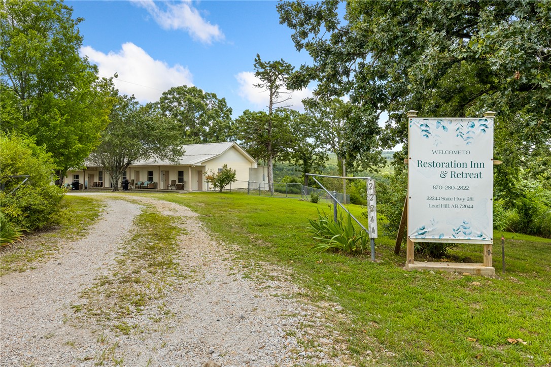 Attention Investors and Lake Lovers! The Restoration Inn features 5 fully furnished, active income producing rentals; (3) 2BR/2BA and (2) 1BR/1BA all on 3 m/l acres that borders the corp and is within a 1 minute drive to the freshly updated Tucker Hollow Marina and Campground! Speaking of location….short trips to all that this part of the country has to offer: Buffalo River, Northwest Arkansas, Branson, White River and Bull Shoals Lake!.  These 5 units offer enough flexibility to accommodate groups of all sizes and have beautiful outdoor gathering spaces for everyone to enjoy views of the Ozark Mountains, a large fire pit, pavilion and seasonal lake views!  The Restoration Inn can be purchased with the 3BR/1BA house and 7 cabins to its north +7 more acres, adding to your income potential and expansion.  Rent them all or live in one and rent the rest, this would be a good time to lock down that lake property you have always wanted while earning a return on your investment.  Hurry, the fish are biting!
