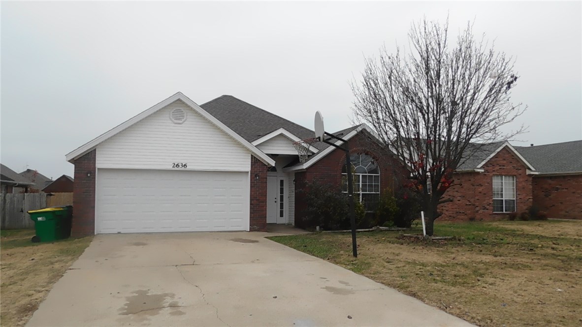 New paint, carpet and roof, new range. 1,924 sq. ft., 3 BR, 2 BA, fireplace and a fenced yard. Home is in nice condition and move-in ready. Agent owned