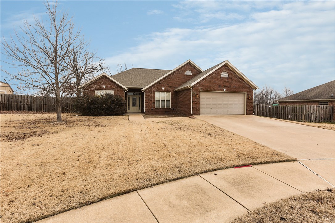 This home is located in the back of the neighborhood on a quiet cul de sac & backs up to an open pasture.  There is a nice outdoor grill area, large pie shaped yard with a storage shed.  The kitchen has granite counters, a newer stainless steel vented hood, and a nice eat in kitchen area.  There has been new bamboo wood flooring added in the living room, hallways,  hardwood added in the master .  2 yr old 13 seer furnace & air conditioning units.  The seller is also offering a one year AHS home warranty.