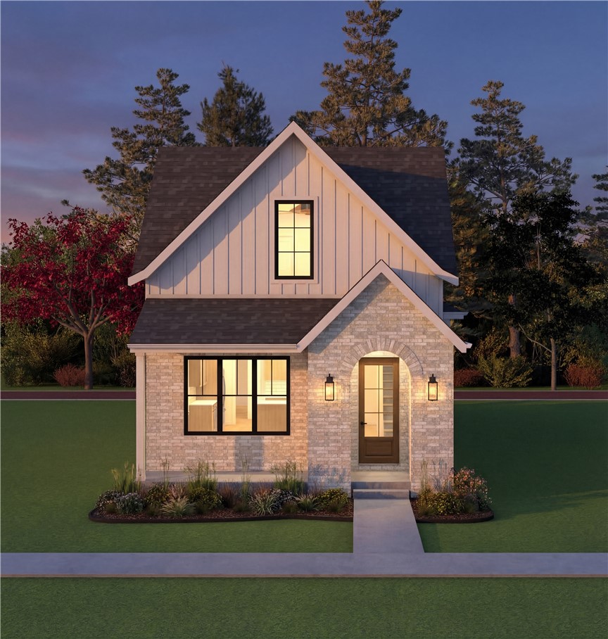 Introducing the Eden! This thoughtfully crafted home offers 4 bedrooms, 2.5 baths, and an open-concept layout ideal for everyday living and entertaining. The spacious primary suite is conveniently located on the main level, while three additional bedrooms upstairs provide privacy and flexibility for family, guests, or a home office. Laundry rooms on both levels adds convenience to daily life. The beautiful kitchen opens to the living and dining areas and includes a walk-in pantry for ample storage. Modern finishes and efficient use of space create a home that is both stylish and practical. Located in The Village at Pinnacle Hills, residents enjoy a low-maintenance lifestyle with POA-covered exterior maintenance, lawn care, and landscaping, along with community amenities including pickleball courts and a dog park. Conveniently situated near Uptown Rogers, shopping, dining, entertainment, the Razorback Greenway, and I-49, this home offers the perfect combination of location, convenience, and modern living.