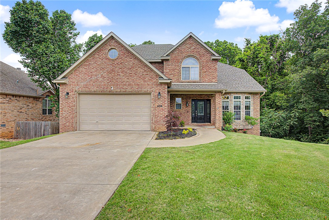 Walk or bike to world-class trails - this beautifully appointed home puts you less than .2 miles from the entrance to Coler Mountain Bike Preserve and just min from the energy of DWTN Bentonville. Whether you're an outdoor enthusiast, a foodie, or simply someone who wants to live where everyone else vacations, the location alone is hard to beat. Inside on the main level, you will find a large eat-in kitchen w/ breakfast area, dedicated office, formal dining room, half bath, laundry, and a living room anchored by a gas fireplace and beautiful custom built-ins. Upstairs you'll find 4 bedrooms, includ. a spacious primary suite with separate vanities, a walk-in shower, a soaking tub, and an enormous closet that will not disappoint. A second en-suite bedroom offers privacy for guests or family, while 2 addit'l bedrooms share another upstairs bath. The fully finished basement adds incredible flexibility — it's ideal for guests, in-laws, or potential rental income. New roof (2024), Upstairs HVAC replaced (2021)