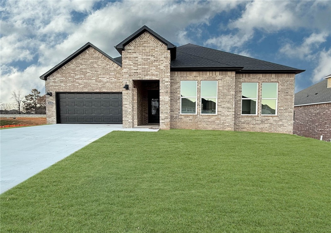 Sold before print! Dashing Dean plan in Noah’s Landing in Springdale, AR! These homes create a welcoming and comforting environment with open floorplans, an electric fireplace with a poplar mantle in the living room, and LVP throughout single-story homes. In the kitchen, you will find a gas range, quartz countertops, and 42’’ cabinets! The primary ensuite features quartz countertops, tile flooring, a walk-in shower with tile walls, and a freestanding tub! Each bedroom and the living room will have a ceiling fan. These homes will feature 4-sides brick with siding (per plan), and a covered back patio (per plan) and a landscape package. You will enjoy the programmable thermostat that allows you to control your environment with the touch of a button! Taxes and parcel TBD. Taxes and HOA dues are approximate.