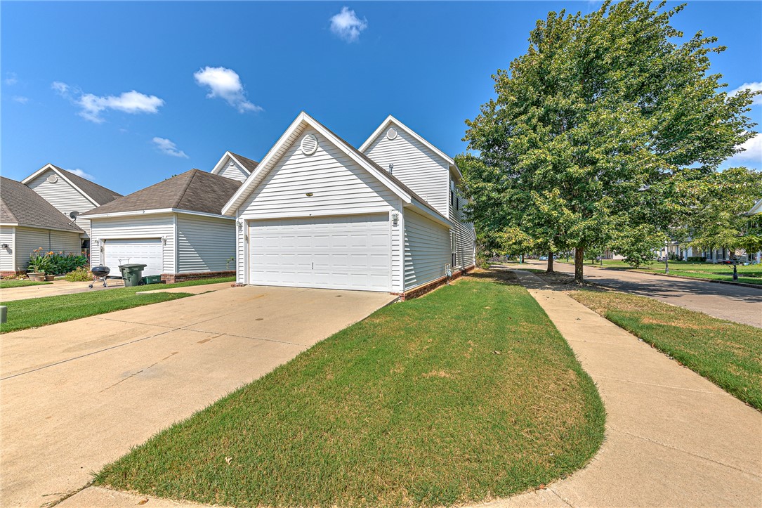 Check out this amazing home in Fayetteville, Arkansas! With new carpet in 2019, New garage door motor in 2021, 2 New HVAC units in 2023, this home is ready to move in! This two story, 3 bedroom, 2.5 bath home is set on a corner lot and right around from the community pool. Whether you're looking for an investment opportunity or personal home, this home has it all and will go fast!