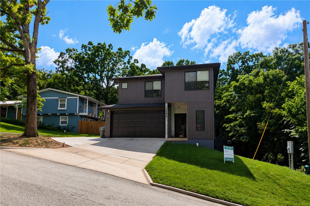 *Price Reduced* Offering this custom built home below appraisal of 590k. Now offered with an expanded driveway for more parking! *Motivated Sellers* Features 10’ ceilings on main level and open layout with rare oversized windows that let in all the natural light! Easy to maintain siding really sets this house apart from the surrounding area.  No repainting every few years. Smart home upgrades include smart light switches throughout, Z-Wave front door lock, and Wi-Fi sprinkler system. The current security cameras and DVR convey offering peace of mind when you are away. Kitchen offers quartz countertops and dedicated pantry; bathrooms feature granite countertops. Spacious primary suite includes soundproofing on street-facing wall. Ceiling fans with remotes in all rooms. Tankless water heater paired with traditional tank. Built with 2x6 walls for added efficiency. Large built-in shelves and desk. Full blinds throughout. Permanent shed conveys.