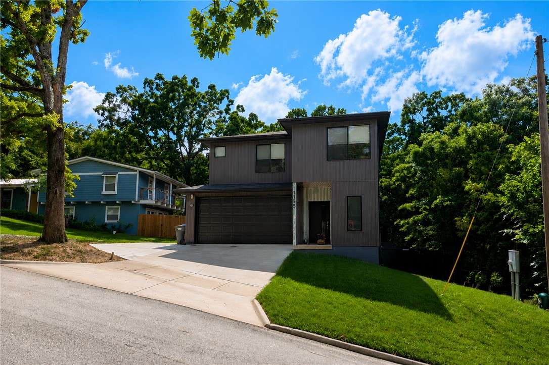*Price Reduced* Offering this custom built home below appraisal of 590k. Now offered with an expanded driveway for more parking! *Motivated Sellers* Features 10’ ceilings on main level and open layout with rare oversized windows that let in all the natural light! Easy to maintain siding really sets this house apart from the surrounding area.  No repainting every few years. Smart home upgrades include smart light switches throughout, Z-Wave front door lock, and Wi-Fi sprinkler system. The current security cameras and DVR convey offering peace of mind when you are away. Kitchen offers quartz countertops and dedicated pantry; bathrooms feature granite countertops. Spacious primary suite includes soundproofing on street-facing wall. Ceiling fans with remotes in all rooms. Tankless water heater paired with traditional tank. Built with 2x6 walls for added efficiency. Large built-in shelves and desk. Full blinds throughout. Permanent shed conveys.