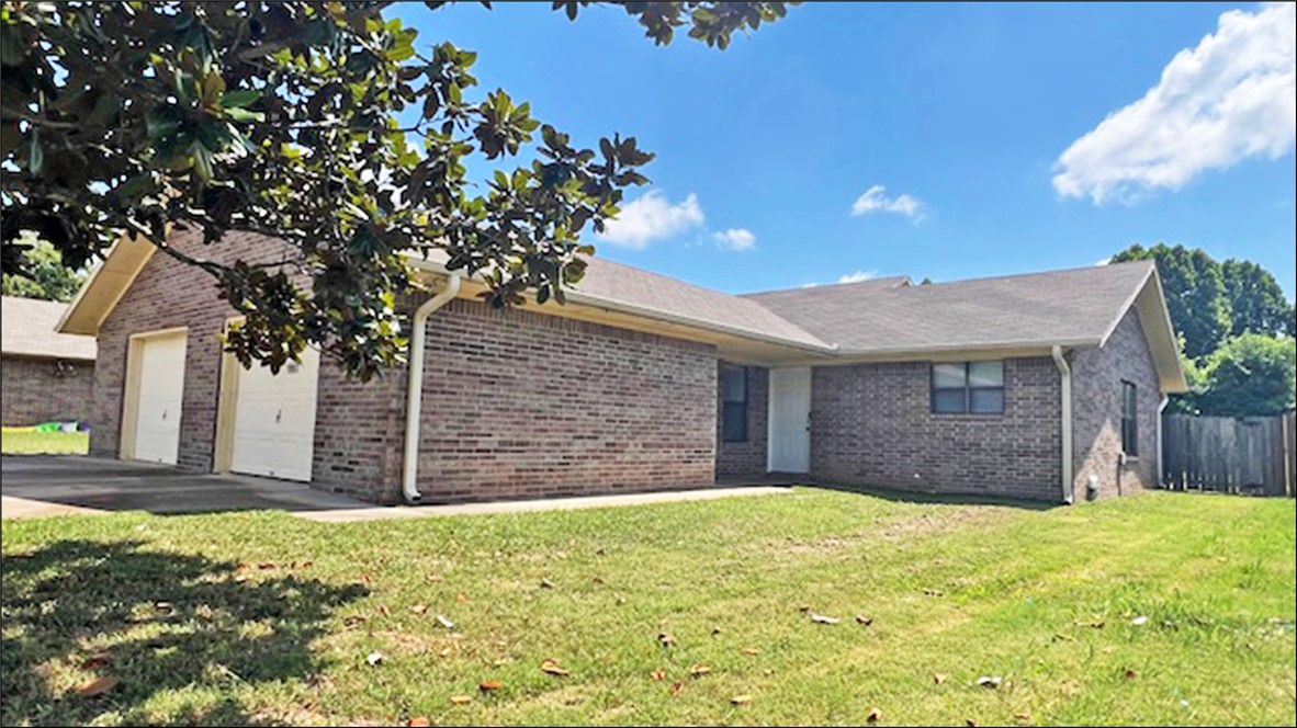 Don't miss this excellent investment opportunity in the growing Rogers market! This well-maintained duplex offers attractive updates, spacious floor plans. Each unit offers 2 bedrooms, 2 full bathrooms, walk-in closets, and an open great room layout with vaulted ceilings. Recent updates include new kitchen cabinets, faucets, granite countertops, raised-panel doors, ceramic tile flooring, ceiling fans, paint, fixtures and more, creating a fresh and modern living space.
 Each unit has an attached garage with private entry, providing secure parking and additional storage space.
Outdoor living is equally appealing with private, wood fenced backyards and a 7' x 16' patio for relaxing or entertaining.
The attractive ranch-style exterior offers timeless curb appeal and low-maintenance living. Whether you're expanding your investment portfolio or seeking a quality income-producing property, this duplex presents an outstanding opportunity in one of Northwest Arkansas's most desirable communities.
