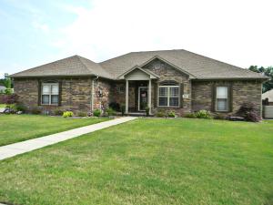 This home has it all! The 16x32 pool, spacious covered patio, privacy fenced back yard, and storage building makes for an outside oasis perfect for relaxing and entertaining. The inside of the home features a split bedroom floor plan with double master closets, custom trim, granite counters in the kitchen and baths, and an over-sized garage for additional storage. Don't miss seeing this lovely home!