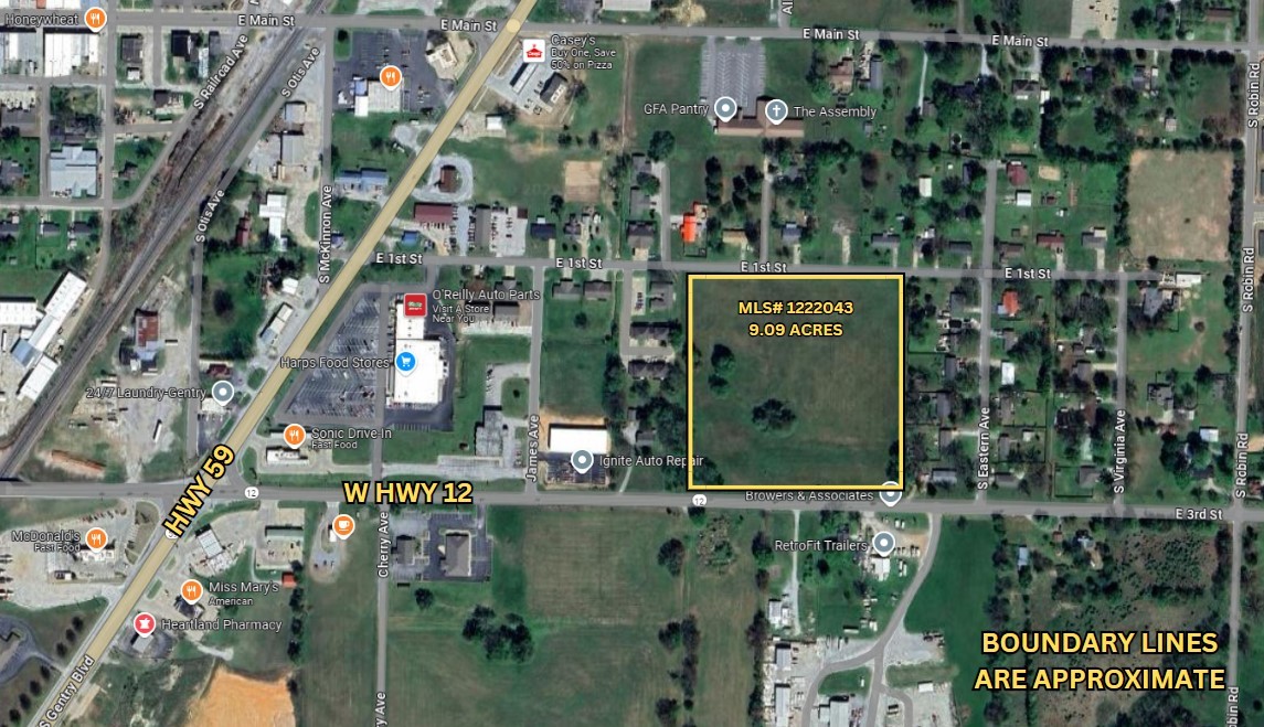 Piersons Add Gentry - Land