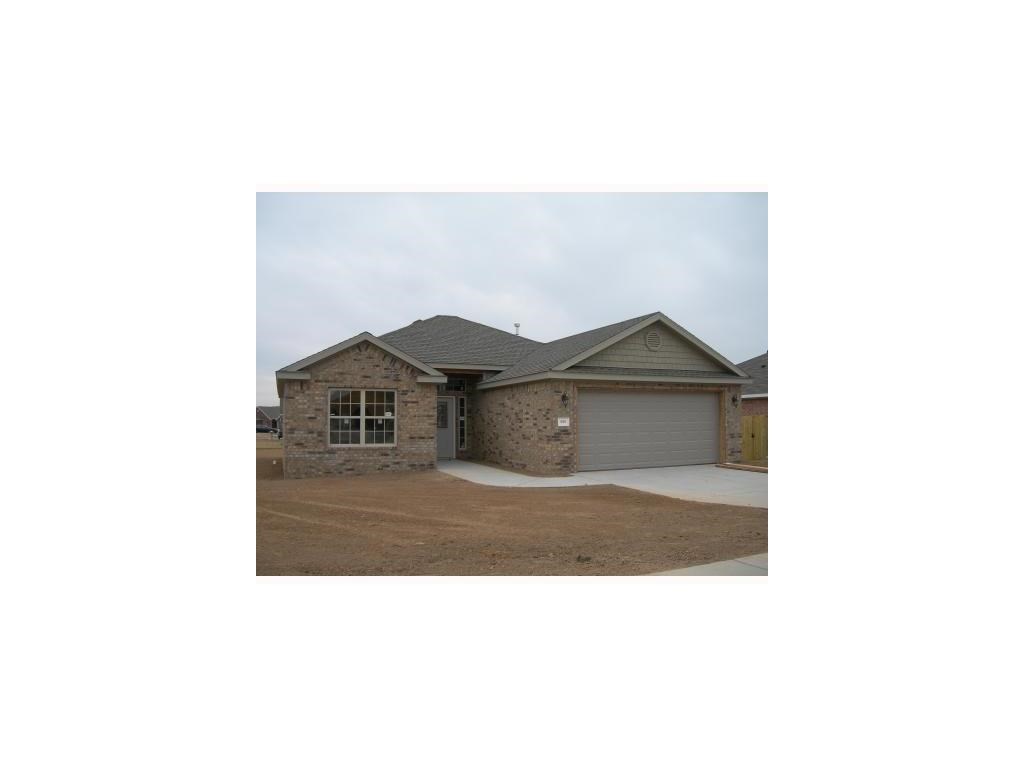 Beautiful home on a corner lot, close to the new high school. Home features tray ceilings, gas fireplace, custom cabinets, walk in closets, double vanity sink in master bath, and more. Large storage building to convey.