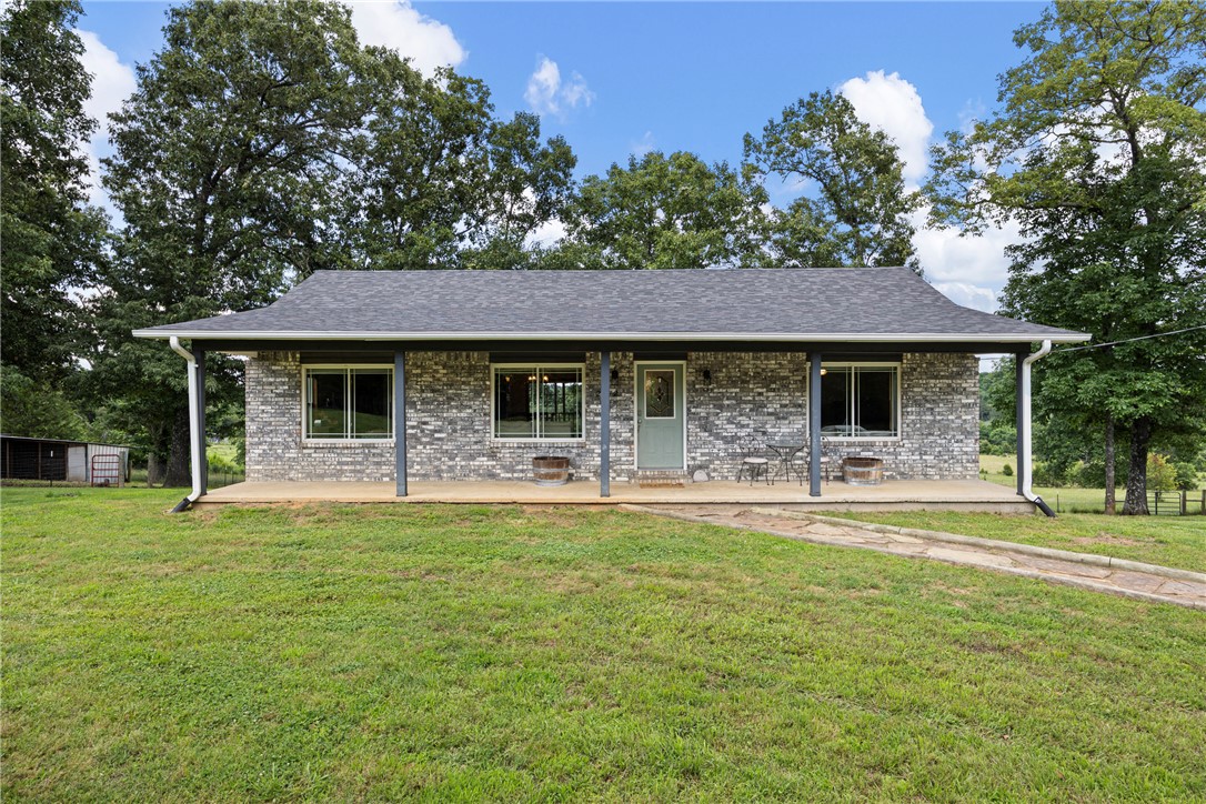 Escape to country living with this beautifully remodeled hobby farm on 15 acres!  This spacious 2576 sq ft home features 4 bedrooms, 2 living areas, and 3 baths with updates throughout, including gorgeous granite counter tops and modern finishes.  Enjoy peaceful mornings and stunning panoramic views from every angle.  The property also includes a 24x30 shop and several other out buildings, perfect for hobbies, storage or equipment.  Conveniently located just 8 minutes from Sugar Loaf Marina on Greers Ferry Lake, offering easy access to boating, fishing, and recreation.  A rare opportunity with endless amenities and room to enjoy the outdoors. Property is fenced and crossfenced.
