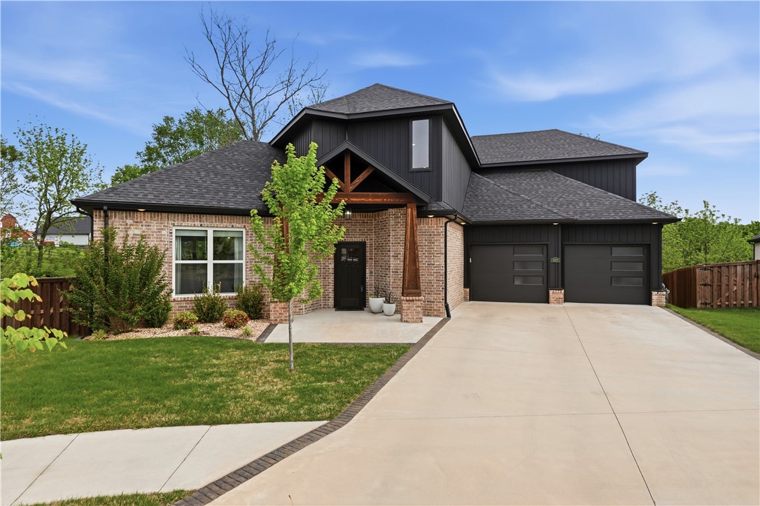 Location, Location! Within walking distance to Coler Creek bike & walking trails, Ardis Ann Middle School, Elm Tree Elementary School, and only 5-minute drive to Downtown Bentonville! High quality home with engineered hardwood floors, quartz countertops, custom cabinetry with soft close hinges & drawers, wired for surround sound, wireless security system, sprinkler system and garage is100% insulated. There is a large hidden pantry, and a tankless hot water heater system. 2 of the bedrooms have a Jack-and-Jill connecting bathroom, there are two living areas and lots of extra storage! Enjoy the wood privacy fence around the backyard and a wonderful family friendly neighborhood. Better hurry on this one!
