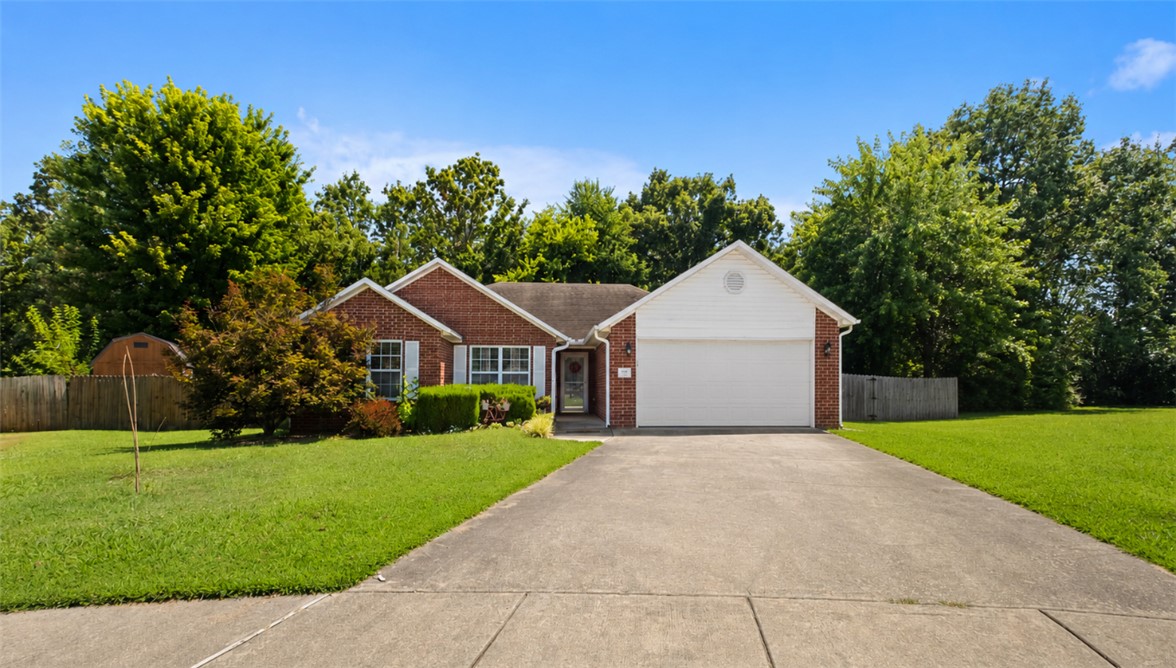 Well-maintained home located at 908 St. James Court in Gentry. Built in 2006, this property offers a functional layout with comfortable living spaces throughout. The kitchen features stainless steel appliances, while the primary bathroom includes a double vanity for added convenience. Enjoy a private backyard with plenty of space to relax or entertain. Additional features include an attached garage, dedicated laundry room, and ample storage. Conveniently located near schools, shopping, and everyday amenities.