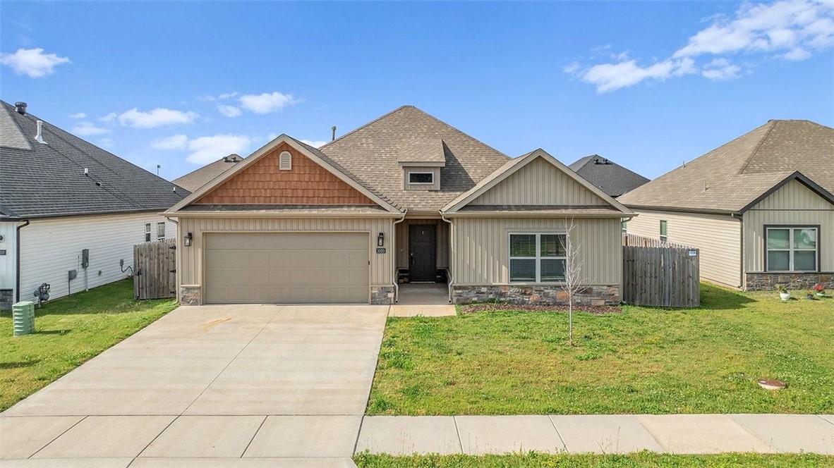 Welcome home to comfort and style! Nestled in a desirable subdivision, this charming home features a sought-after split floor plan that offers both privacy and functionality. The kitchen shines with granite countertops, a built-in microwave, and dishwasher, making everyday living and entertaining a breeze. Spacious walk-in closets provide plenty of storage, while the backyard offers the perfect setting for relaxing evenings, playtime, or weekend gatherings. This home has the space, features, and warmth you’ve been looking for! Act fast—homes like this don’t last! Book your showing today! Pics with furniture are virtually staged.
