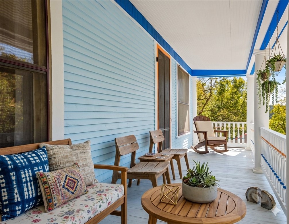 Rare duplex in downtown! Live and play- Originally built in 1892 and beautifully restored into a modern duplex in 2024, this true Eureka Springs gem blends historic character with modern updates in an unbeatable downtown location. Just 387 ft from Brews & short stroll to shopping, dining, nightlife, and galleries, this property embodies the charm of “Little Switzerland.” The duplex boasts gorgeous artisan woodwork, spacious rooms, lofty ceilings, hardwood floors, oversized windows that fill the spaces with natural light, and expansive decks create the perfect setting for evening gatherings or morning coffee. The upper unit features 1 bed/1bath, 2 large entertaining decks, and 1 off-street parking. The lower level offers 2 bed/1ba additional expansive decks, and street-level access. Improvements include new HVAC, foundation, water lines with 1in insulated wrap, new sewer lines to street, electr/gas lines, plumbing, electric, &  high-impact resistance roof. Individually metered gas/electric. See attchmnts MLS 345266