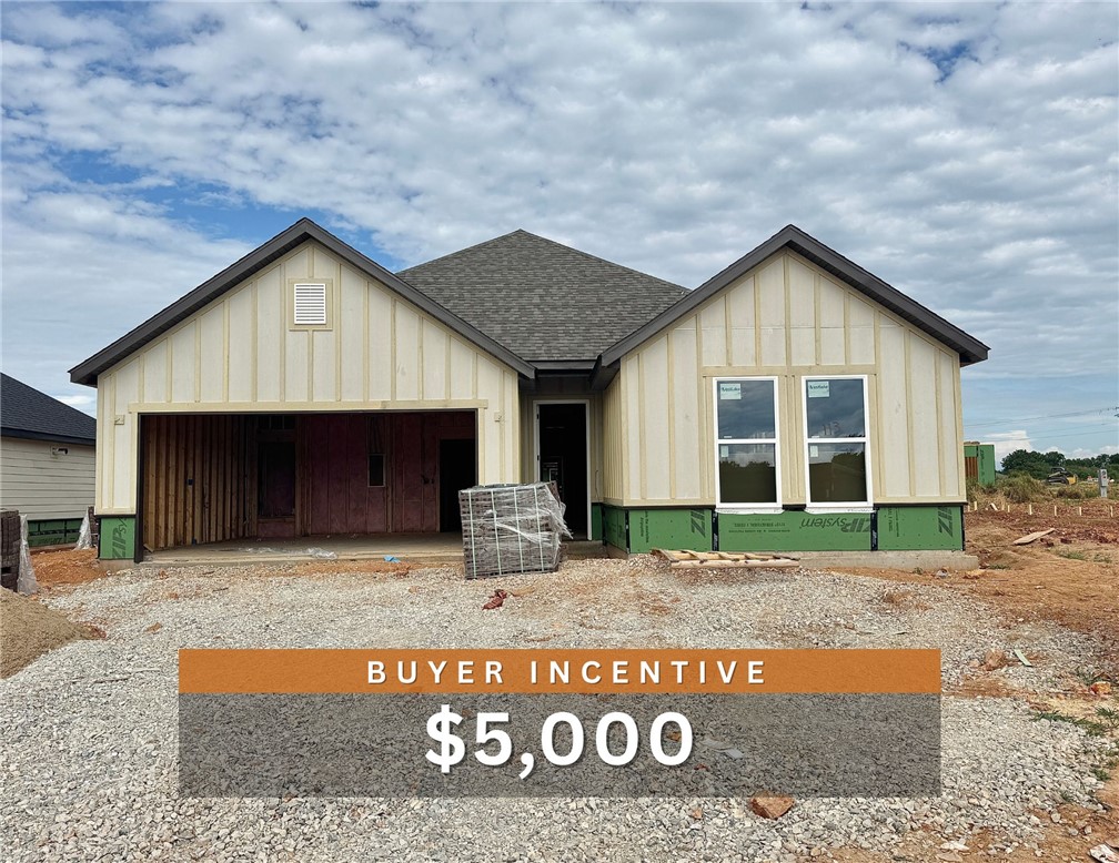 $5,000 BUYER INCENTIVE. Fence, blinds and gutters included! Discover your dream home in the new neighborhood- Jacob's Crossing. Caden plan with 1 level, garage on the left and East facing! Upgraded evergreen fog painted island to add a splash of color! 13 ft ceilings in the living and dining, linear electric fireplace, LVP flooring throughout the main living areas & primary bedroom, quartz countertops & more. Chef's kitchen boasting frigidaire stainless steel appliances, gas range, pantry, quartz countertops, bar pull handles, large island & gorgeous backsplash. Luxurious primary bedroom features abundant natural light, while the spa-like primary bathroom offers a walk-in shower, double sinks, tub & spacious walk-in closets. Additional features include two large secondary bedrooms & a functional laundry room. Nestled on a generous lot with covered patio that overlooks the serene sodded, fully fenced backyard, creating an exceptional living experience. Model home located at 3631 Tranquility St- Lot 1.