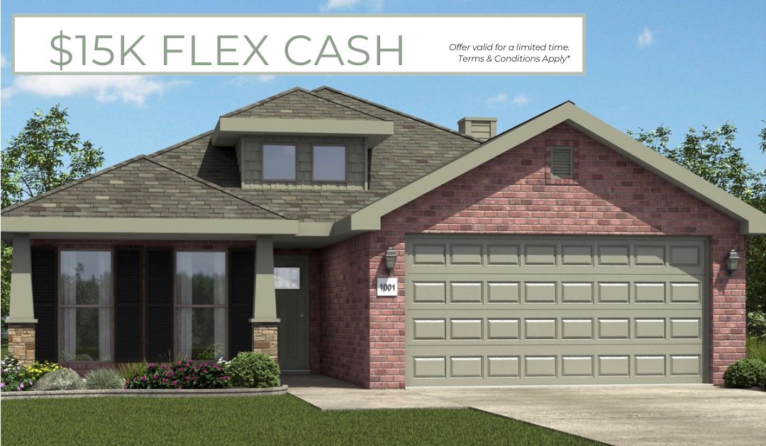 This floor plan is a 3-bedroom, 2-bathroom 1760 square
feet home featuring 10-foot ceilings in the entryway,
kitchen, living area, and primary bedroom, plus dual
vanities in the primary bathroom, the 1750 Series delivers
the luxury of a larger floor plan. This plan series has an
inviting entryway that provides privacy. Enjoy a large,
covered back patio and a garden tub in the primary
bathroom.
*Taxes subject to change based on new construction.