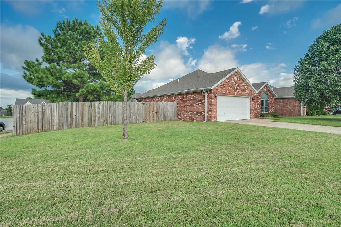 FAMILY WANTED for this beautiful North Springdale Home!  If you are looking for a low-traffic neighborhood that is kid-friendly and close to everything, you have found it!  Minutes away from schools, downtown Springdale, and I-49, you can be anywhere fast.  Steel frame house re-insulated in 2016 with bio-foam insulation and new HVAC in 2016 makes for low electric bills every month of the year!  Concrete floors, new paint, and lots of natural light make this open-floor plan shine!  Backyard features a large deck, grilling area, playground, picnic table / garden area & outdoor chalkboard.  Kitchen refrigerator, washer & dryer all convey making this home turnkey and ready for you!  It won't last long!
