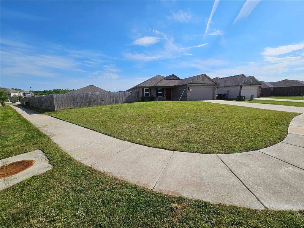 Check out this Beautiful 2022 built home in a quiet neighborhood. Experience nature just beyond your door with one of the largest lots in the neighborhood with a completely fenced in the backyard. City Bike Trails located just beyond the entry to the Creekside Meadows subdivision, this house is perfect for enthusiasts of the great outdoors. A thoughtfully laid out floor plan with the kitchen open to the living room and a hallway flowing to the bedrooms, this house is sure to check a lot of boxes. Perfect  for first time homebuyers, and retirees looking to downsize or a great investment opportunity.