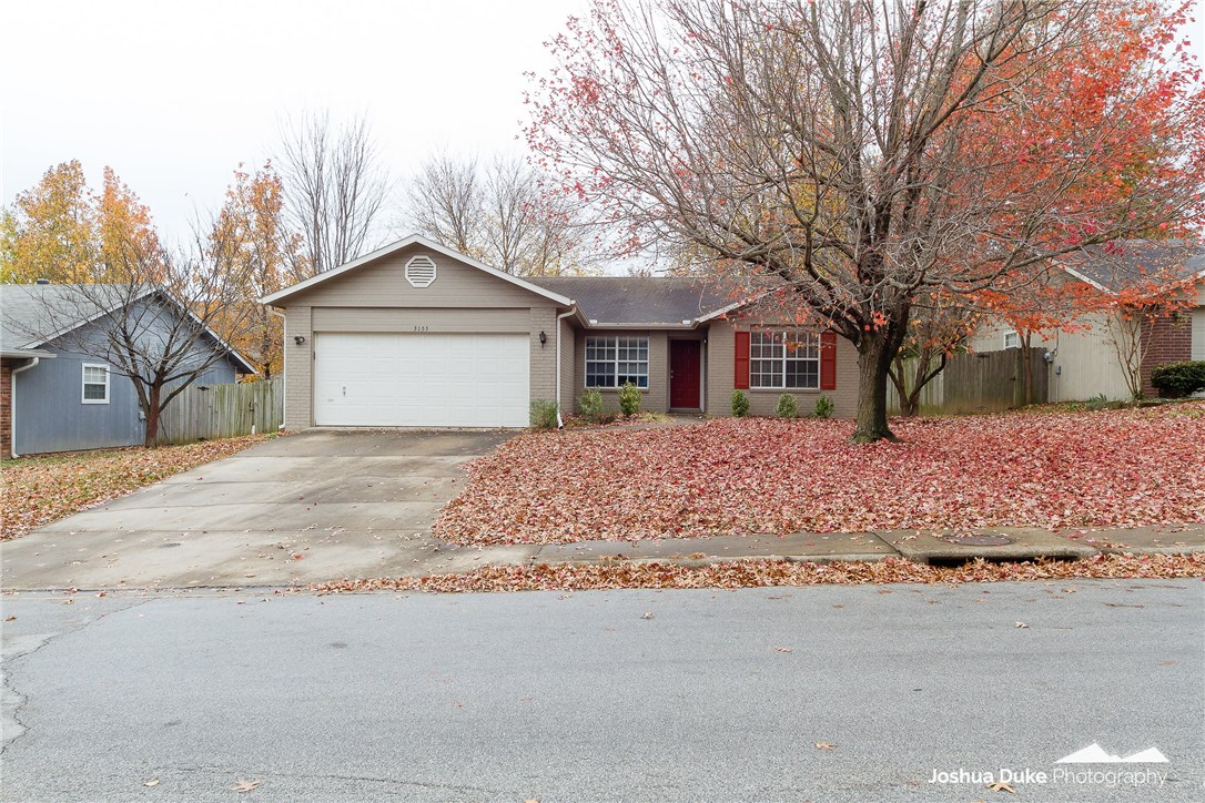 3 bed/2 bath home near I49 and easy access to U of A.  This house has a vaulted ceiling and gas log fireplace in the living room, and the house was totally remodeled in 2014 with wood laminate flooring in LR & hallways, ceramic tile in wet areas, granite countertops, new cabinets, appliances, lights and plumbing/cabinet hardware.  HVAC new 2015. Walking distance to shopping, grocery, banking, neighborhood park and dog park.  Near U of A Transit bus stop, brown line.