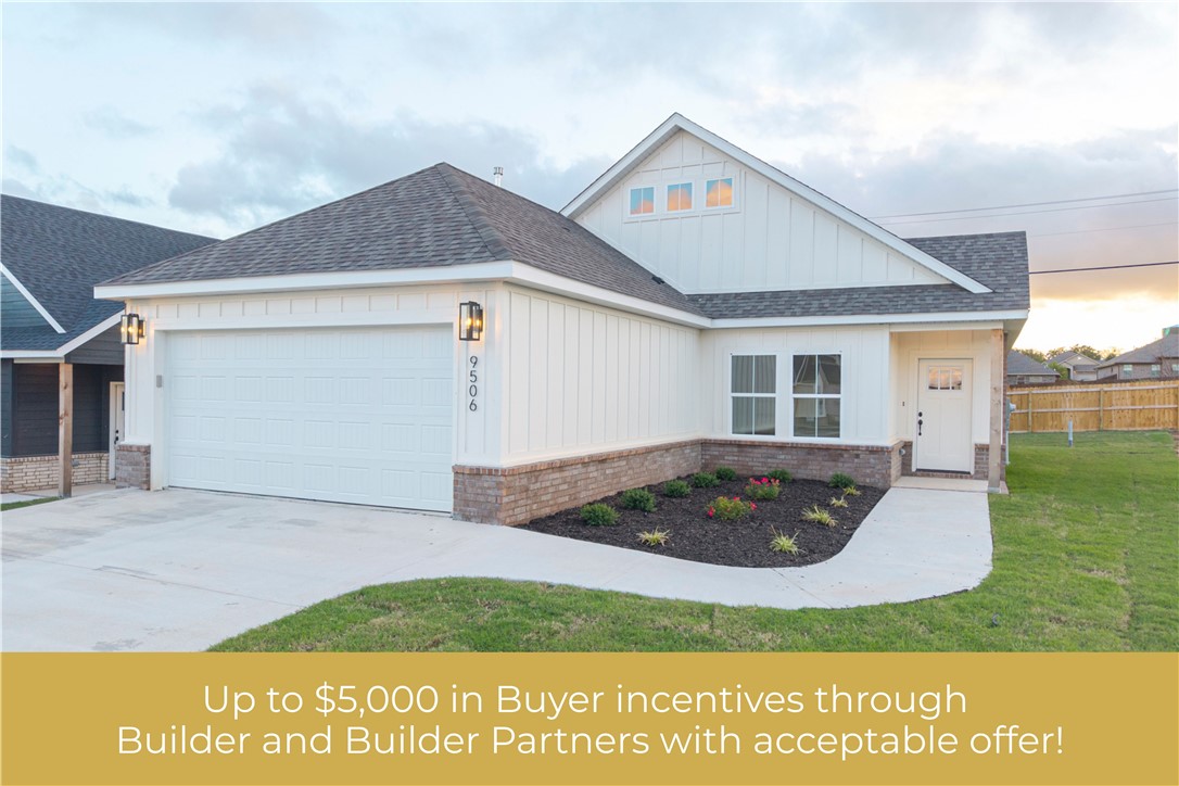 Up to $5,000 in concessions from the builder and builder partners with an acceptable offer and qualified buyer. Preferred lender options available upon request.

Welcome to Chaffee Cottages! This charming 3-bedroom, 2-bathroom home blends style, comfort, and convenience in the heart of Fort Smith. The open floor plan creates a seamless flow between the living, dining, and kitchen areas, where you’ll find granite countertops, a gas range, and plenty of space for gathering and entertaining.

An upstairs bonus room offers endless possibilities—perfect for a home office, playroom, or media space. The private primary suite provides a relaxing retreat, while two additional bedrooms give flexibility for family or guests.
