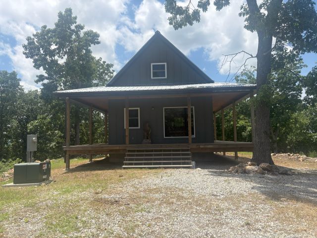 Rustic Lakeview Retreat on 22.74 Acres – Off-Grid Ready! If you’ve been dreaming of a private mountain getaway with breathtaking views and
room to roam, this one-of-a-kind property is waiting for you. Nestled on 22.74 secluded acres, this newly built 672-square-foot cabin-style home
offers peace, privacy, and a million-dollar view overlooking the lake below Built with simplicity and self-sufficiency in mind, this rustic retreat
could easily be used as an off-grid homestead, hunting cabin, vacation getaway, or short-term rental. A rain catchment system is already in
place, providing a reliable water source and making the property well-suited for independent living. Step outside and enjoy panoramic lake views
, abundant wildlife, and the quiet beauty of nature in every direction. Whether you’re sipping coffee on the porch at sunrise or watching the
sunset reflect across the water, you’ll appreciate the unmatched serenity this property provides.