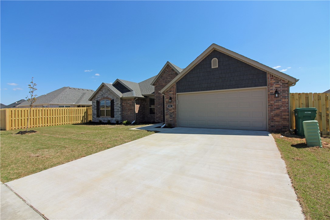 Built in 2019 is this larger 3 bedroom 2 bath home with approx. 1850 sq. feet. Lots of upgrades, beautiful lighting, granite throughout, wood flooring in all main living areas, double vanities, island bar, standalone shower, jacuzzi tub, ss appliances.