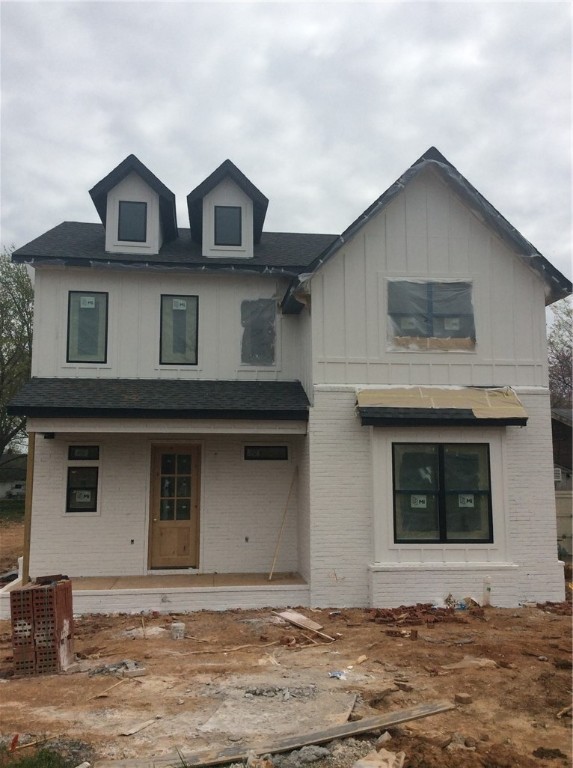 New construction walking distance to the Square! High ends finishes/amenities include painted brick & modern siding exterior, large open living area w/ gas fireplace, custom floor to ceiling cabinets, large island, SS appliances, 48" gas range, oversized refrigerator/freezer, tankless water heater. Bonus upstairs equipped as 2nd master. Smart/WIFI thermostats and more. Est. completion 5/31/2021.