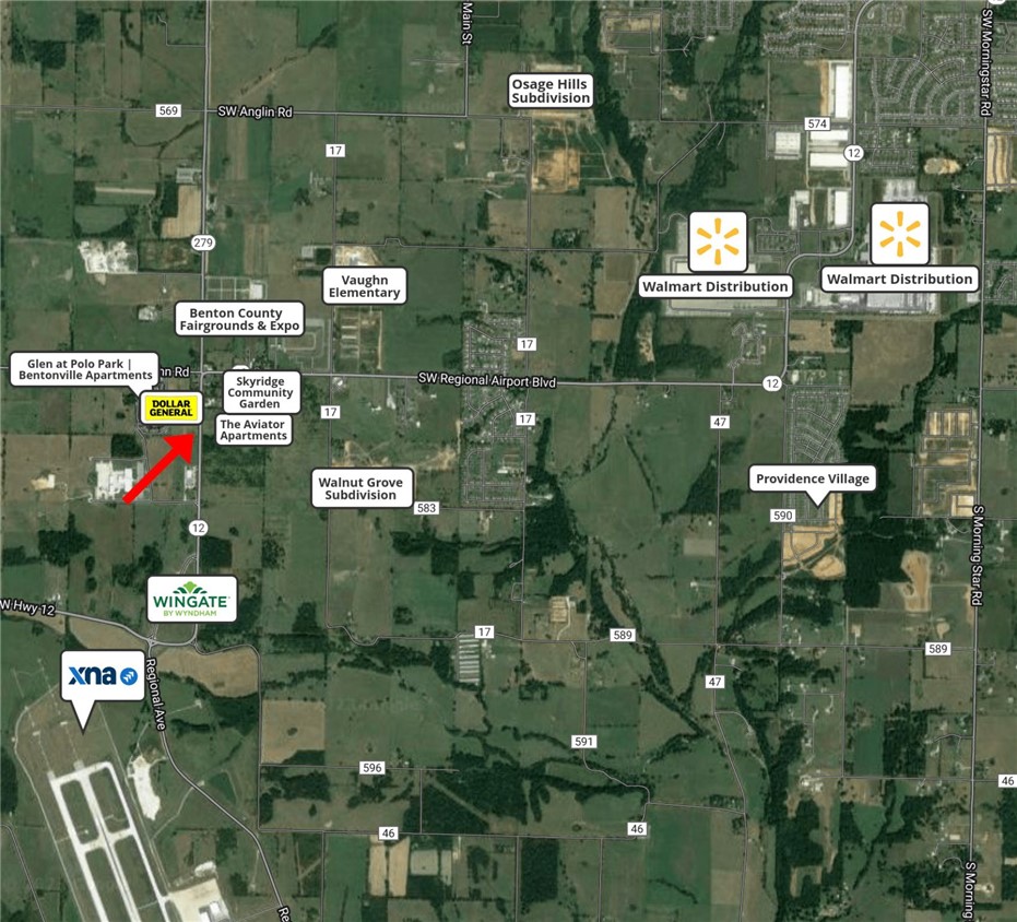 Vaughn Village Sub Bentonville - Land
