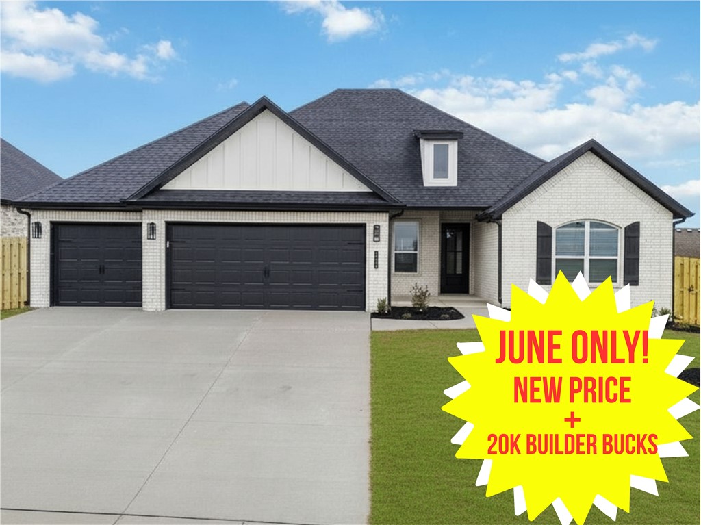 The June Promo Starts Now! This isn’t just a sale — it’s a new community launch celebration making the path to home ownership more accessible than ever before. Contract In June on this home and unlock 43,000 in savings. 23,000 price reduction off sales price + 20,000 in builder concessions for a total of $43,000 in instant savings. In addition fence, blinds, and gutters are included. Join us every Saturday and Sunday 1-4 for the month of June to tour this incredible community. (Ask about additional lender incentives available.)