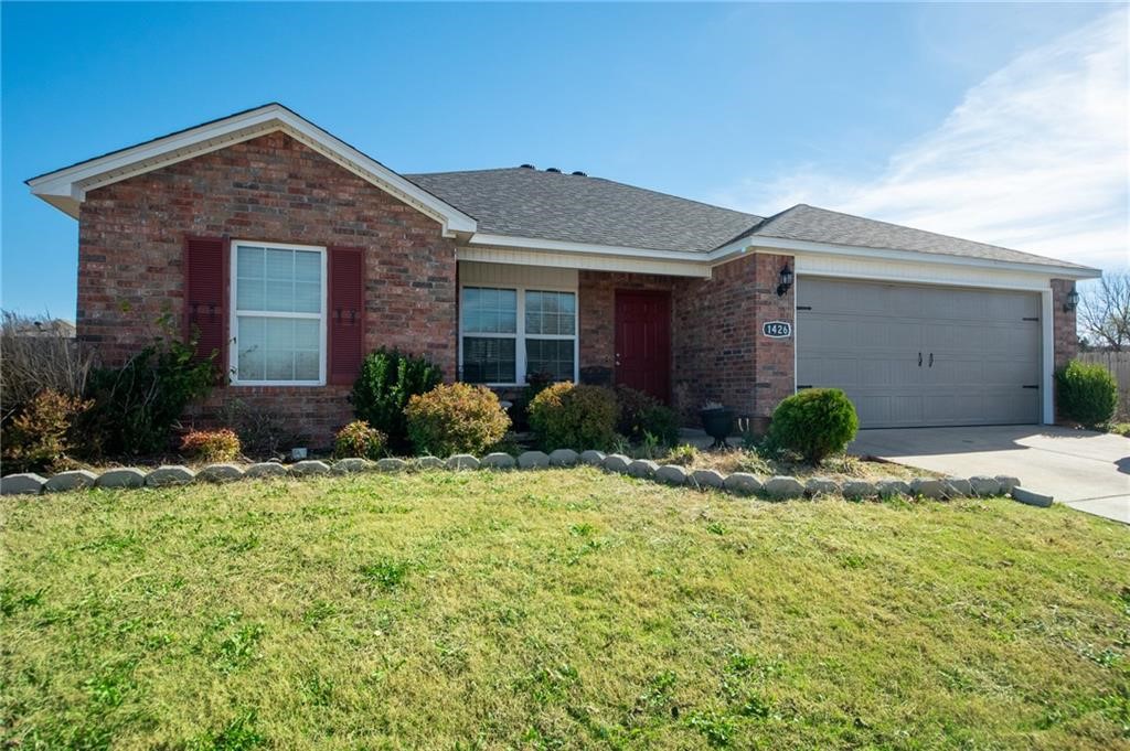 Beautiful 4 bedroom, 2 bath home with a two car garage. Home features a split floorplan, newer laminate vinyl plank floors, large open kitchen, pantry, and large fenced back yard! No showings except Saturday and Sunday after 5pm