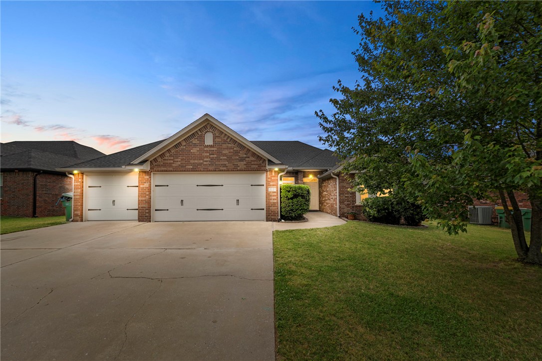 Step into a home that feels easy from the moment you arrive. This well-built brick 4 bedroom offers a smart split layout and meaningful updates, including a brand new roof and gutters (May 2026) for added peace of mind. Hardwood floors carry through the entry and dining, complemented by crown molding and a layout that flows comfortably into the eat-in kitchen with granite countertops, tumbled marble backsplash, and pantry.
The primary suite is privately set with tray ceilings, a Jacuzzi tub, and separate shower. Out back, a covered patio creates an easy space to unwind, while two outbuildings provide a combined 260 sq ft of flexible storage or workspace.
Additional updates include dishwasher (2023), new microwave (2025), HVAC service and repair (2024), and hot water heater maintenance (Nov 2025). Refrigerator conveys, garage door opener (2018), plus a transferable home warranty.
Preferred lender credit available.