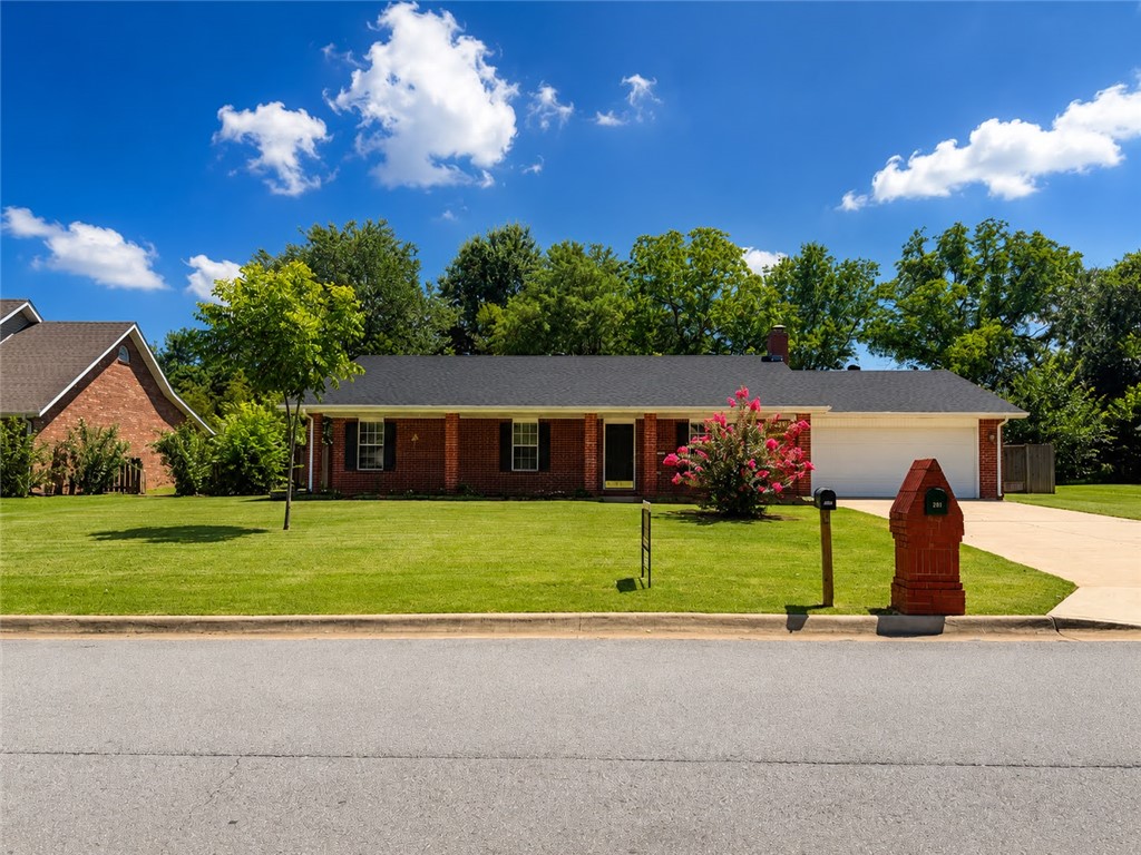 Well appointed 3 bedroom 2 bath home with numerous tasteful  upgrades. New roof. Wood and tile floors. Granite and onyx countertops. Numerous closets. Magnificent ceramic tile walk-in shower with onyx floor. Huge backyard. Top of the line washer, dryer and refrigerator convey.