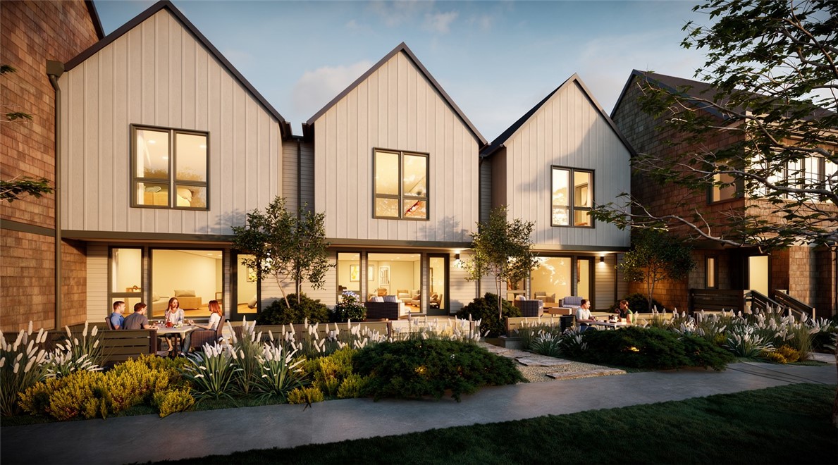 UNBEATABLE LOCATION! Minutes from the University of Arkansas, Razorback Greenway, and downtown Fayetteville, 2330 W Markham Road offers a more streamlined approach to modern living within the Meadow View collection at Markham Hill. Overlooking a native meadow and shared greenspace, this interior townhome pairs efficient design with elevated finishes and low-maintenance living in one of Fayetteville’s most thoughtfully planned communities. The 3-bedroom, 2.5-bath layout spans approximately 1,855 sq ft across three levels with open-concept living spaces, abundant natural light, private outdoor living, and an attached 1-car garage. Professionally designed interiors feature hardwood flooring, custom soft-close cabinetry, designer lighting, and a warm, timeless material palette. Built with comfort and wellness in mind, the home includes high-efficiency HVAC with integrated dehumidification and filtration, enhanced insulation for quieter interiors, low- and zero-VOC finishes, and energy-efficient Pella windows and doors.