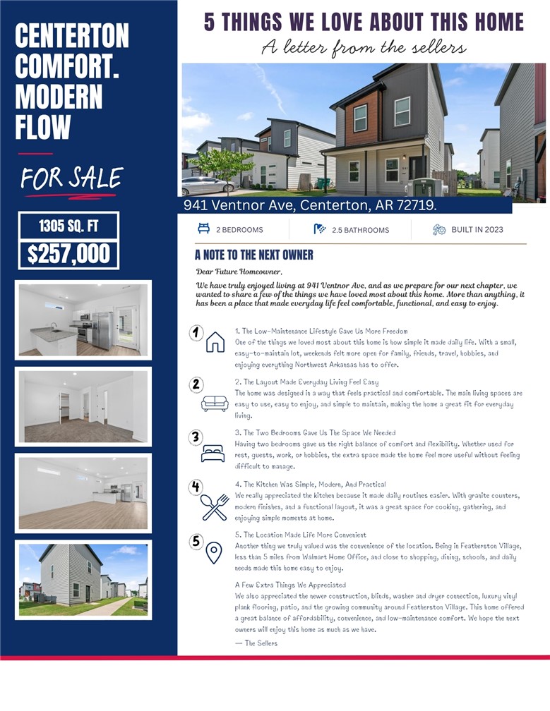 FEATHERSTON VILLAGE PH 1-CENTERTON - Residential