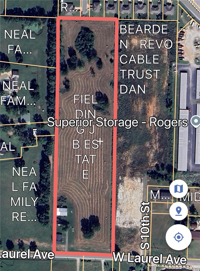 Wonderful level 10 acre development opportunity. Located 10 minutes to the Promenade or the AMP/Top Golf. Water and Sewer at street and neighboring development.  House and shop have some value but land is being marketed for development. Adjoining 8.85 acres could be available as well.