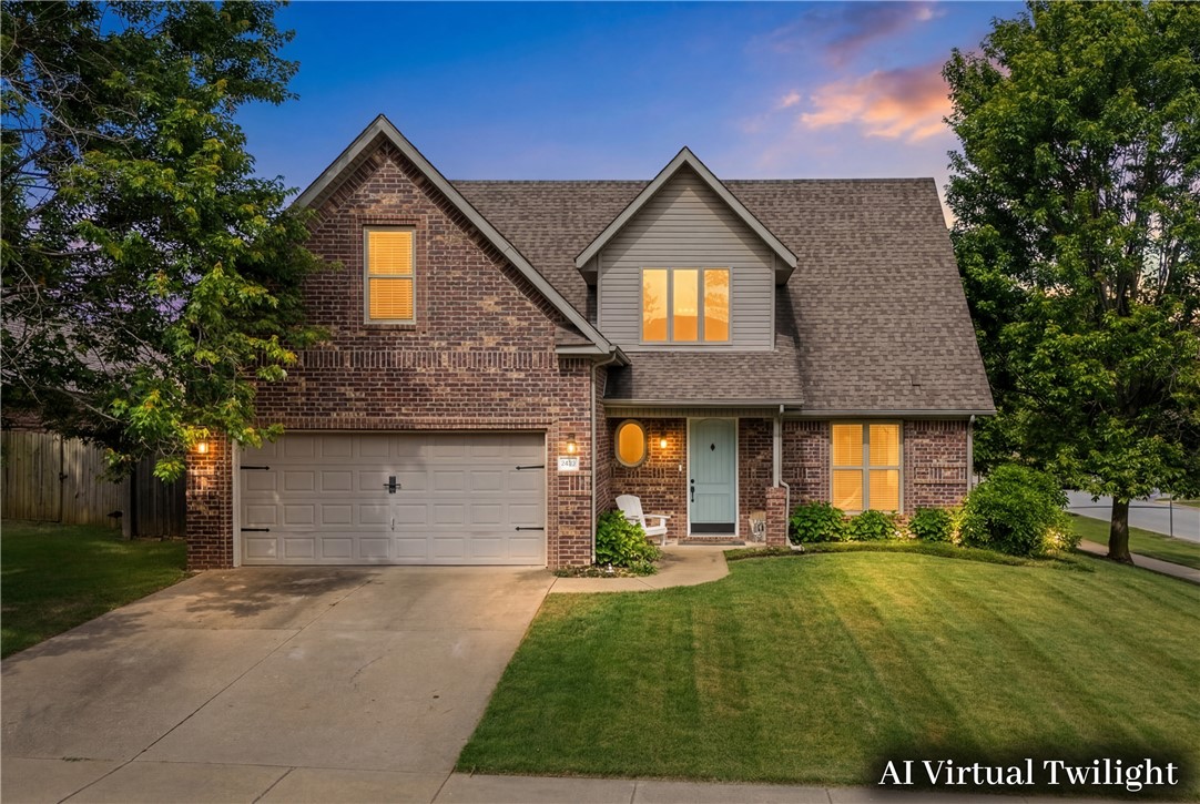 Beautifully maintained home in one of Fayetteville’s most sought-after neighborhoods! Situated on a corner lot, this spacious home features an open-concept layout with granite countertops, a large living area, and a formal dining space that also works perfectly as a home office. The oversized bonus room offers ideal flexibility for a 4th bedroom, media room, or play space. Primary suite downstairs with additional bedrooms and bonus room upstairs. Enjoy the private fenced backyard complete with a pergola and fire pit, perfect for entertaining or quiet evenings at home. Major updates include newer upstairs and downstairs A/C units, newer hot water heater, updated heater/blower, and upgraded water lines brought to modern code. Conveniently located near top-rated schools, trails, the Razorback Greenway, U of A, shopping, dining, and I-49. Appliances are negotiable. Seller offering $3k for cosmetics/paint allowance!!!!