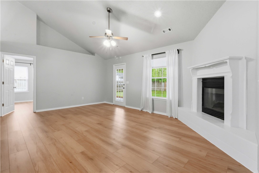 Ask about $3000 preferred lender incentive to help offset closing costs.
Welcome to this well-maintained 3-bedroom, 2-bath home in a quiet, established neighborhood with convenient access to both Fayetteville and Elkins. This single-level home offers a functional split floor plan, vaulted ceilings in the living room, and exceptional storage throughout—including walk-in closets, pantry, linen storage, & coat closet.
Recent updates provide peace of mind and modern comfort, including a new roof (2019), fresh interior paint throughout (2026), new flooring (2026), and updated kitchen appliances (2022–2024).
Enjoy the outdoors with a large, fully fenced yard, mature trees, and established garden beds. The covered back porch spans the full length of the home—ideal for relaxing or entertaining.
Additional highlights include a 2-car attached garage, storage shed, a level lot, and inviting curb appeal.
A home inspection was completed on 4/14/26, and a 2-10 Home Warranty is included, offering added confidence for buyers.