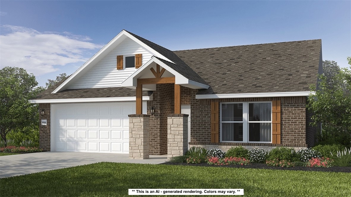 This 4 bed, 2 bath 1729 square foot floor plan is ready to
be filled with your family and friends! Connect with nature
in this floor plan thanks to the cozy covered back patio
just off the open concept family, dining, and kitchen area.
Available space is truly maximized in this home with a
kitchen pantry and dedicated laundry space, just off the
oversized primary suite closet.
Taxes are subject to change based on new construction.