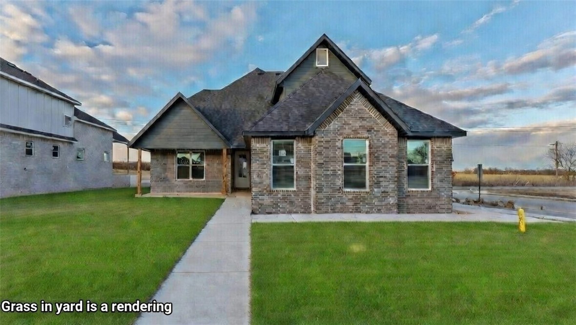 New Construction is the way to go! This Beautiful home accommodates a Family, looking for space and comfort with great family areas downstairs for gatherings and 2 bedrooms and bathrooms to add flexibility of Bedrooms, Office, or Guest suite. The gourmet kitchen is enjoyable to cook in and entertain. The floor to ceiling cathedral ceiling and Fireplace in the Livingroom is impressive. The laundry is connected to the generous Primary Suite for handy access. Upstairs are 3 more Bedroom spaces and Full bath. 3 Car garage you can't beat that space! Come be impressed with this wonderful new home, for you! Agent Owned.
