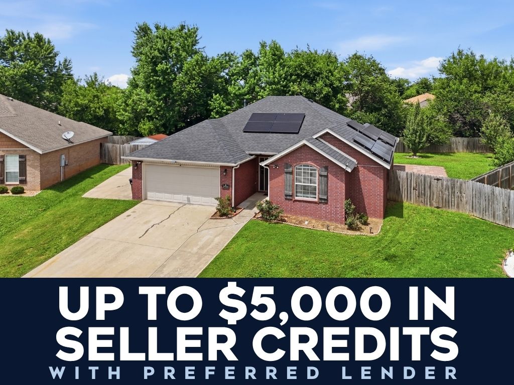 Looking for the perfect NWA location? This turnkey Rogers 3-bed 2-bath home places you minutes from Downtown Rogers, the Promenade, top-tier dining, and the area’s premier walking and biking trails! Enjoy ultimate peace of mind with a 3-year-old roof and HVAC system. Inside, you’ll find easy-to-maintain vinyl plank flooring throughout the bedrooms, excellent walk-in closets, and an expansive primary suite designed for relaxation. Say goodbye to high electric bills—this home features fully paid-for solar panels that convey to the new owner for immediate savings! Step outside to your private backyard oasis, boasting a covered outdoor patio, full privacy fencing, and a generous .23-acre lot perfect for entertaining or pets. Bonus storage is a breeze with the included 10x12 storage shed. Combining an unbeatable location, major mechanical updates, and incredible energy efficiency, this home is a rare find in Rogers. Schedule your tour today!