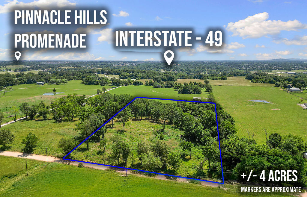 Discover approximately 4 acres of beautiful land just beyond the city limits, ideal for creating your custom home, establishing a small farm, or enjoying the quiet of country life. Conveniently located just minutes from XNA Airport, The Creeks Golf Course, and only a short distance from Highway 264, this property offers easy access to everyday conveniences while maintaining a peaceful rural setting. Situated in the desirable Bentonville School District, it provides an excellent blend of privacy and accessibility. Electricity is available at the road, and a private well and septic system will be required.