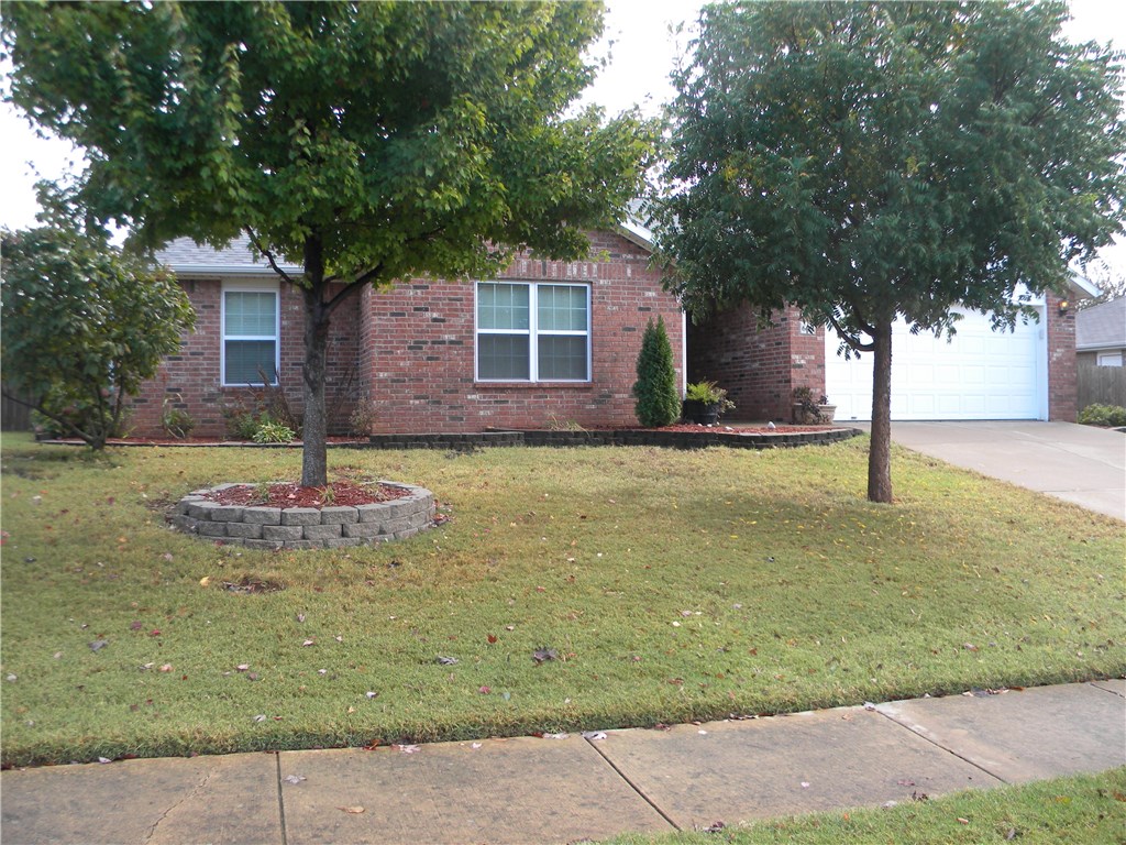 Super cute, vaulted ceilings in the living room, Great for first time home buyers!!!! Master bedroom has trey ceilings; master closet is 8'6 X 5'.  Beautiful wood floors.  Serene backyard. Inground storm shelter seats 4-6 (located in garage), Qualifies for RD Loan. 100% Financing. Close to shopping, medical, & parks.