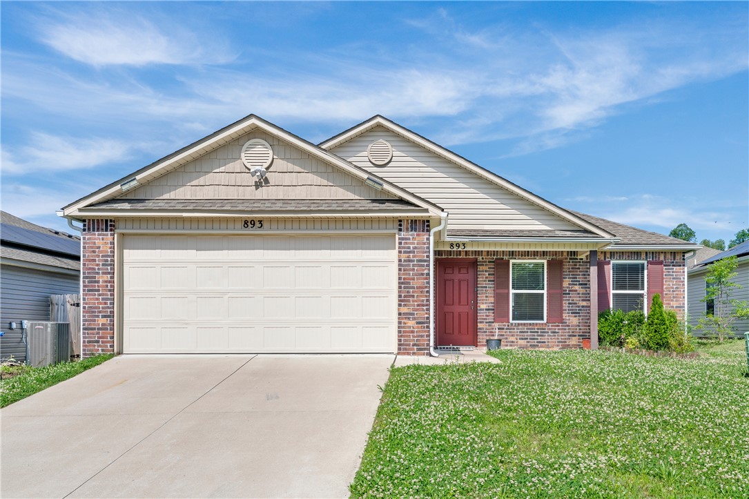 Welcome to this well-maintained all-brick Fayetteville home featuring 3 bedrooms, 2 bathrooms, and a functional layout designed for comfortable everyday living, along with upgrades including French drainage, and a fenced backyard with durable steel posts. A spacious living room flows seamlessly into the adjoining dining area, creating an inviting space for relaxing evenings, gathering with family and friends, or hosting dinners and everyday meals, while the thoughtfully positioned kitchen offers easy flow and functionality for effortless meal prep and entertaining. The main bedroom offers a comfortable and relaxing space complete with its own en-suite bathroom for added privacy while two additional bedrooms provide flexibility for guests or a home office. Tucked away on a quiet street with no through traffic, the property is conveniently located just 1.4 miles from the University of Arkansas campus and downtown Fayetteville, providing quick access to shopping, dining, entertainment, and local amenities.