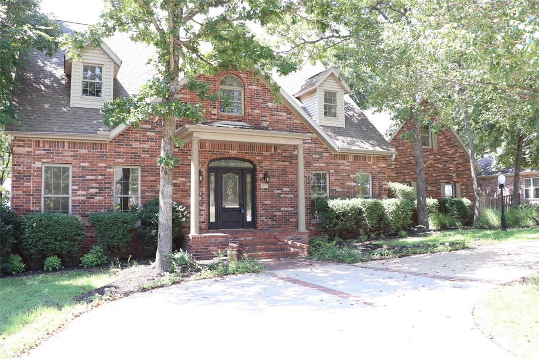 Total interior remodel on this large family home. Three car garage, brick exterior, high demand neighborhood. New floors, all interior paint, fixtures, water heaters, granite counter tops and appliances, built in surround sound. Upstairs front side has three bedrooms, 2 full baths and attic storage. Upstairs back has office, bedroom with closet in full bath. Main level has large living, new kitchen with built in-pantry and breakfast area in bay window. Formal dining, family room with wet bar and master bedroom with new walk-in shower. Good sized utility room with sink and broom closet. Real hardwood floors! Agent owned.