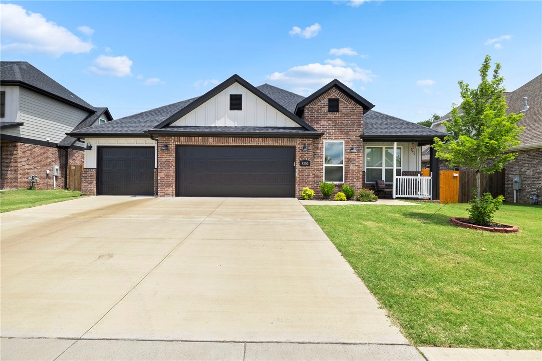 Beautiful 2024-built home by **Brittenum Construction** in desirable Snyder Meadows! This south-facing home with an east-facing front door offers 4 bedrooms, 3 baths, and 2,260 SF of thoughtfully designed living space. Features include luxury vinyl plank flooring, quartz countertops, gas range, walk-in pantry, spacious living area with gas log fireplace, and a covered patio overlooking the fenced backyard. Owner upgrades include a whole-home water softener, reverse osmosis water filtration system, upgraded TV mount, painted fence, painted patio flooring, and added front patio balcony. Conveniently located near schools, parks, shopping, and dining. **Excellent investor opportunity:** Seller is willing to remain as a tenant, providing immediate rental income potential. Move-in ready and loaded with upgrades!
