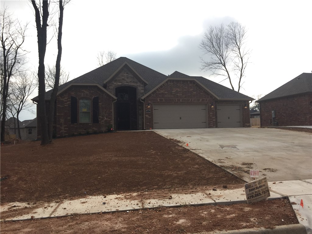 Beautiful two level home on wooded lot.  Modern Touches with upgraded appliances, flooring, and  cabinets.  Granite countertops, custom shower, whirlpool, zoned AC for upstairs bed and bath are just a few of the features that makes this home a must see!