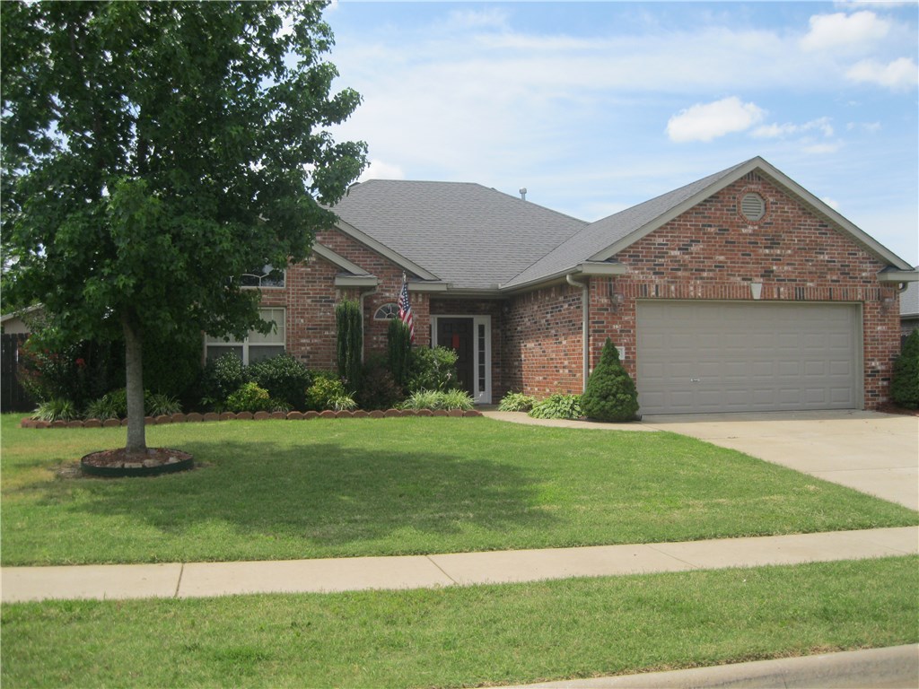 Gorgeous home in the Persimmon Place Subdivision. Features include 3 bedrooms, 2 full baths. Huge Kitchen,  Granite counters, Tile and Laminate Plank flooring. Faux wood blinds. Executive office. Gas log fireplace in living area. Privacy fenced back yard. Refrigerator provided for tenant use.
