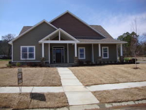 Be on the ''ground floor'' of Russellville's NEWEST & QUIETEST subdivision.  In the SEQUOYAH SCHOO; DISTRICT, Overland Park has its own detention pond & park, sidewalks throughout, & spaced lighting for the entire neighborhood.  Please drive thru & see what a FANTASTIC BARGAIN a new home in Overland Park is.  This 4 bedroom & 3 bath home is ONLY $314,900.  MLS#15-2487.