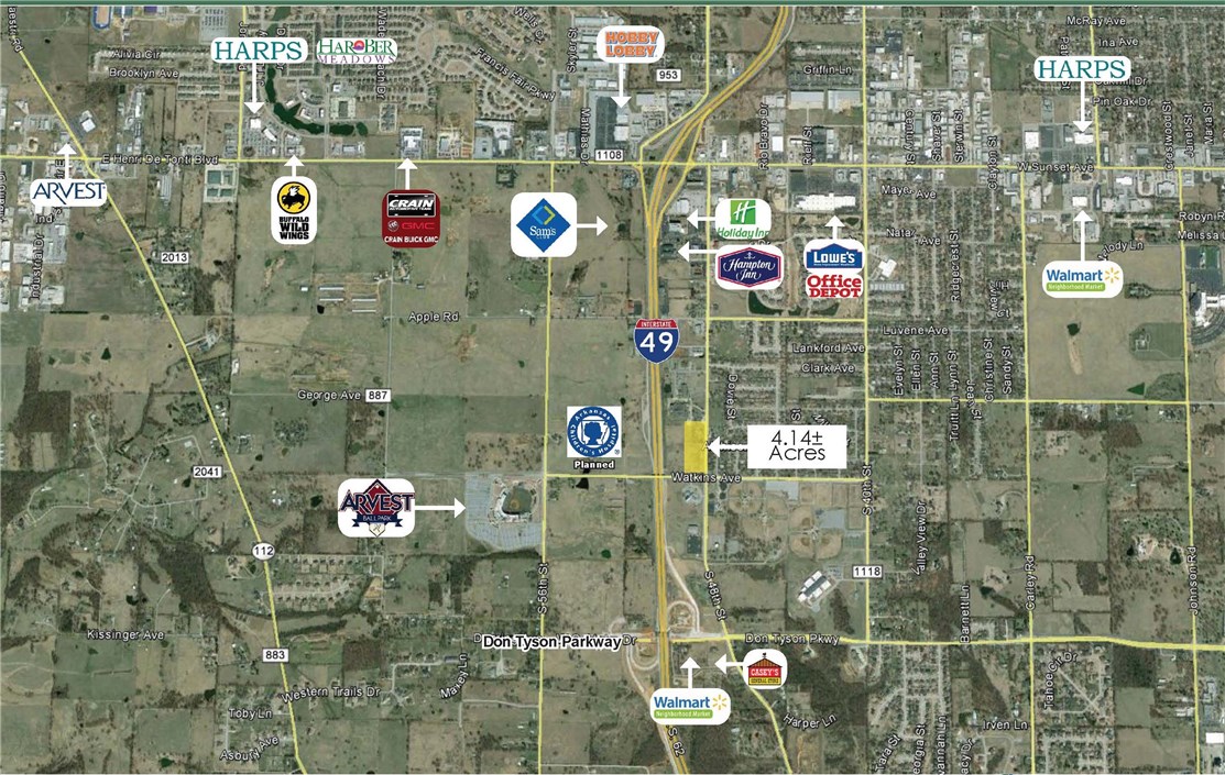 Up to 6.38± Acres Available:
Tract 1: Sold - BNSF Logistics
- Tract 2: 1.14± Acres - $12.00/SF
- Tract 3: 1.21± Acres - $10.00/SF
- Tract 4: 1.75± Acres - $10.00/SF
- Tract 5: 2.28± Acres - $8.00/SF